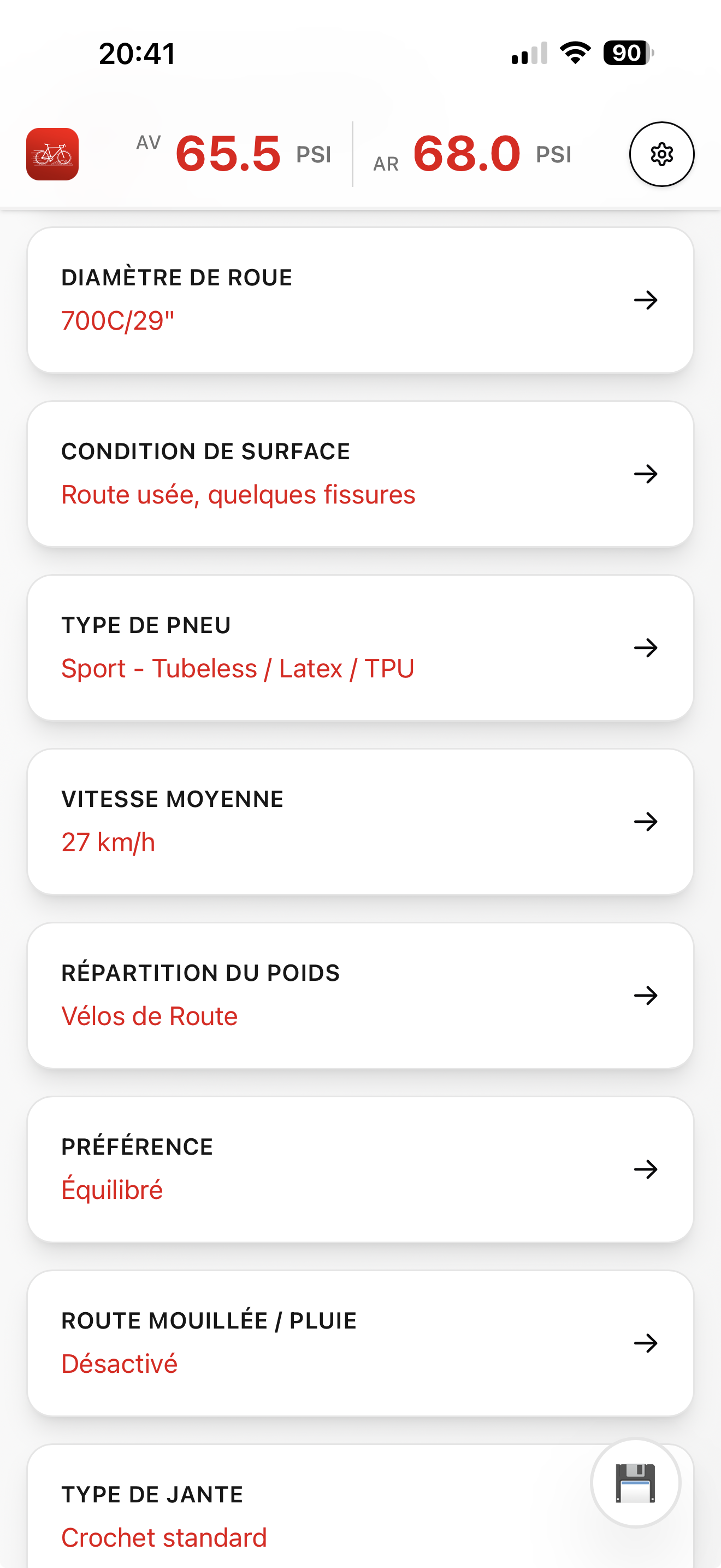 Calculateur simplifié en mode clair
